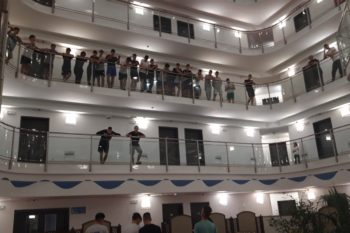 Krst novih igralcev na pripravah