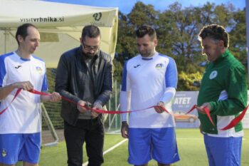 Slovesna otvoritev novega igrišča z umetno travo